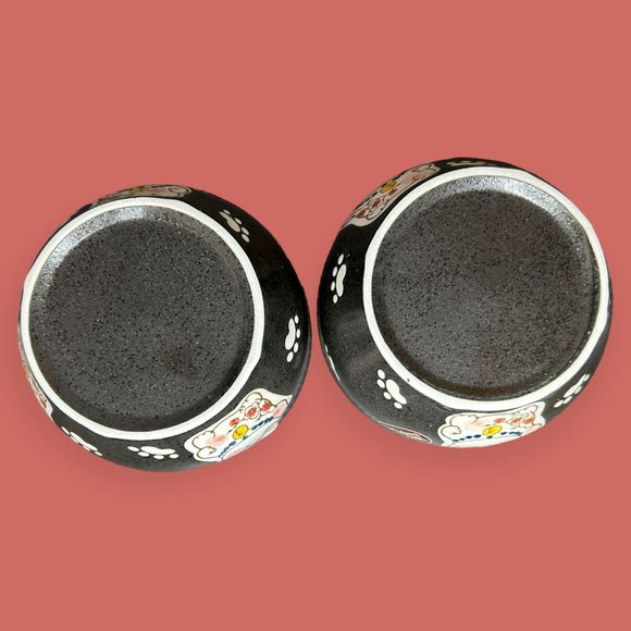 😺 LUCKY CAT BOWLS SET OF TWO - Picture 4 of 4